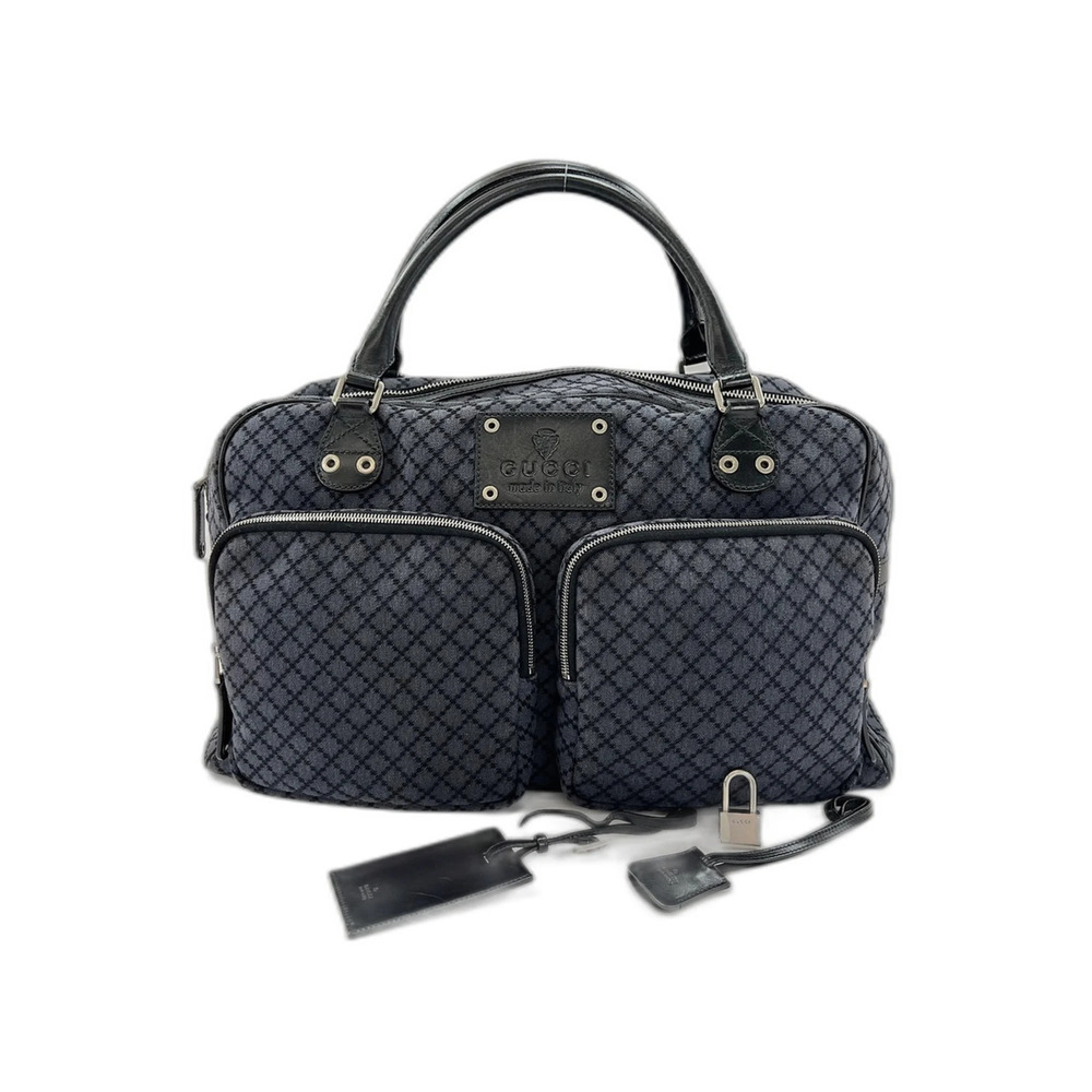 GUCCI Blue Canvas Bag
